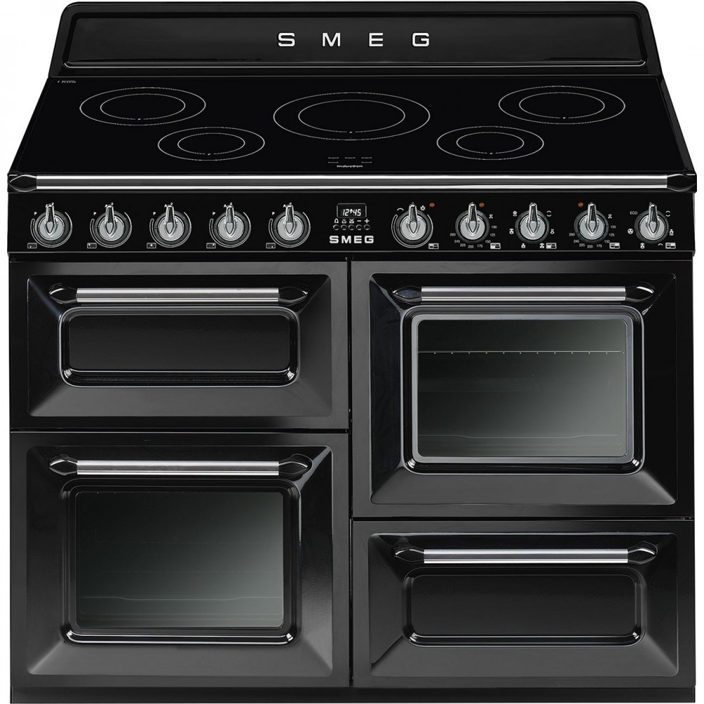 Smeg Tr Ibl Victoria Kitchen Induction Black Cm