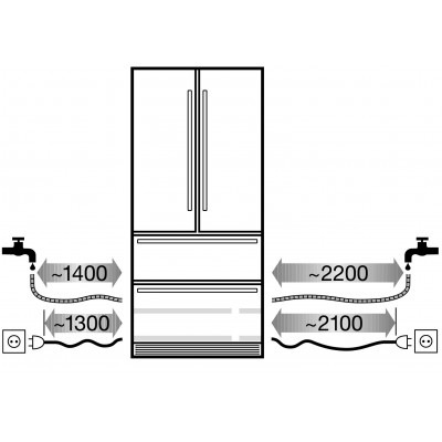 Liebherr cbnes 6256 Réfrigérateur + congélateur inox