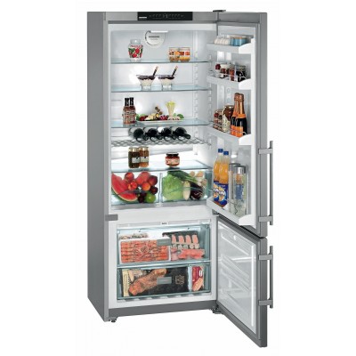 Liebherr cnpesf 4613 Comfort stainless steel fridge + freezer