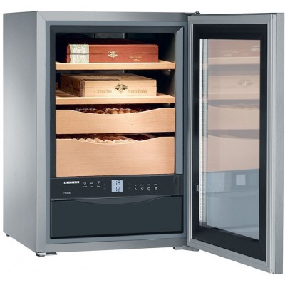 Liebherr Zkes 453 Humidor Zigarrenbefeuchter aus Edelstahl