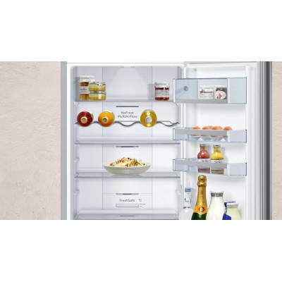 Neff kg7393id0 wolnostojąca lodówka i zamrażarka ze stali nierdzewnej 60 cm