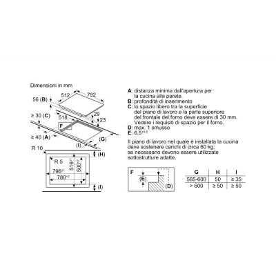 Neff t68pt6qx0 80 cm induction hob