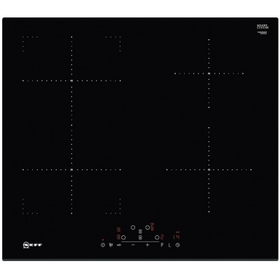 Neff t46fd53x2 induction hob 60 cm black glass ceramic