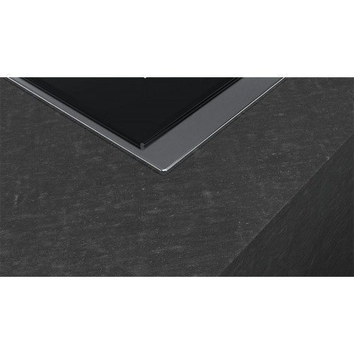 Miele km 3034-1 g piano cottura gas 80 cm vetroceramica nero