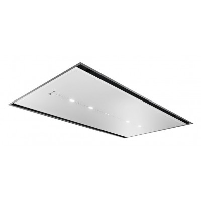 Neff i95cbs8w0 ceiling hood 90 cm white glass