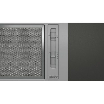 Neff d51naa1c0 cappa da incasso pensile 53 cm inox