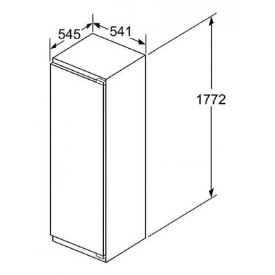 Neff ki2822sf0 Einbaukühlschrank + Gefrierschrank H 177 x 54 cm