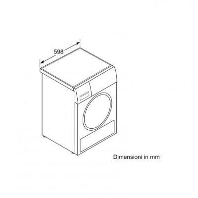 Neff r8580x2eu free-standing dryer 8 kg
