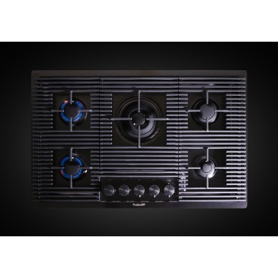 Foster 7682 006 Plaque de cuisson à gaz Milanello gun metal 80 cm anthracite