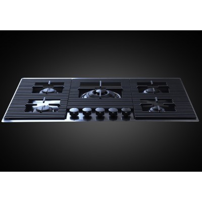 Foster 7682 006 Milanello, metaliczny, gazowy hob 80 cm, antracyt