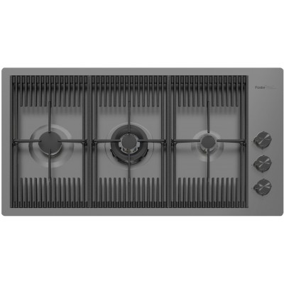 Foster 7680 006 Milanello, metaliczny, gazowy hob 87 cm, antracyt