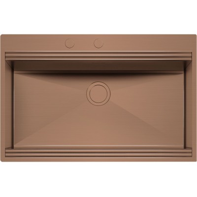 Foster 1034 058 Évier 1 bac Milanello cuivre laiton à encastrer 80 cm