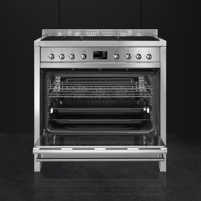 Smeg A1-9 cucina opera a gas acciaio inox 90 x 60 cm
