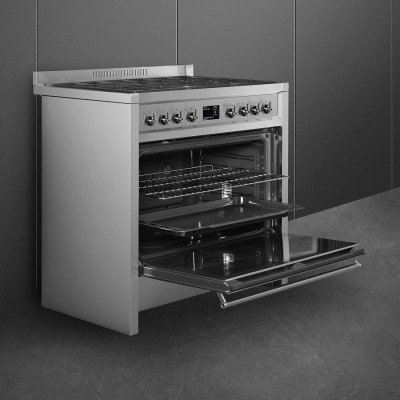 Smeg A1-9 cucina opera a gas acciaio inox 90 x 60 cm