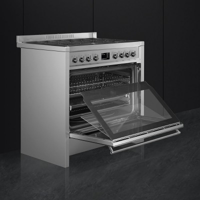 Smeg A1-9 opera Gasherd Edelstahl 90 x 60 cm