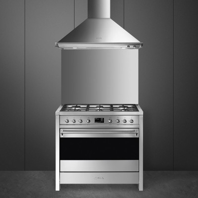 Smeg A1-9 cucina opera a gas acciaio inox 90 x 60 cm