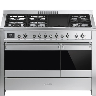 Smeg a3-81 cucina opera a gas acciaio inox 120 x 60 cm