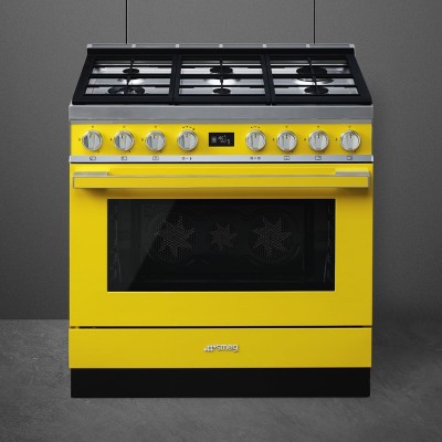 Smeg cpf9gpyw cucina Portofino gas giallo 90 x 60 cm