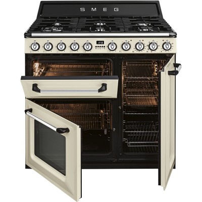 Smeg TR93P Victoria Cocina de gas crema 90 x 60 cm