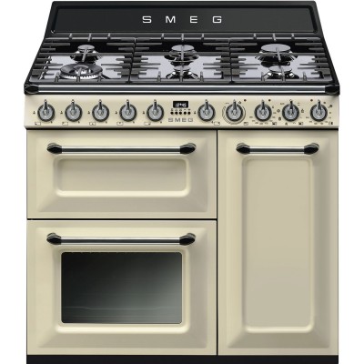Smeg TR93P Victoria Cocina de gas crema 90 x 60 cm