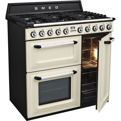 Smeg TR93P Victoria Cocina de gas crema 90 x 60 cm