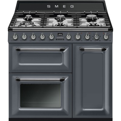 Smeg tr103gr cucina gas Victoria slate grey grigio 100 x 60 cm