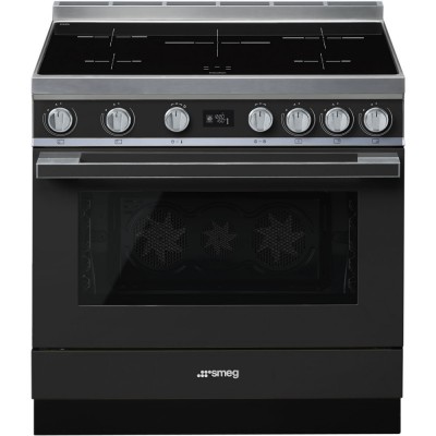Smeg CPF9IPAN Portofino  Cuisinière à induction anthracite 90 cm
