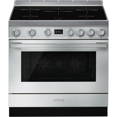 Smeg CPF9IPX Portofino  Induction cooker stainless steel 90cm
