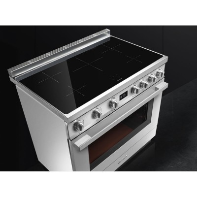 Smeg CPF9IPX Portofino  placa de inducción acero inoxidable 90cm
