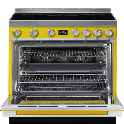 Smeg CPF9IPYW Portofino  Induction cooker yellow 90cm