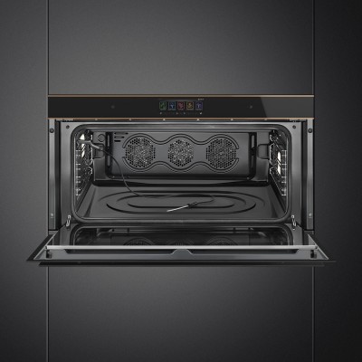 Smeg SFPR9606WTPNR Dolce Stil novo horno encastrable 90 cm negro
