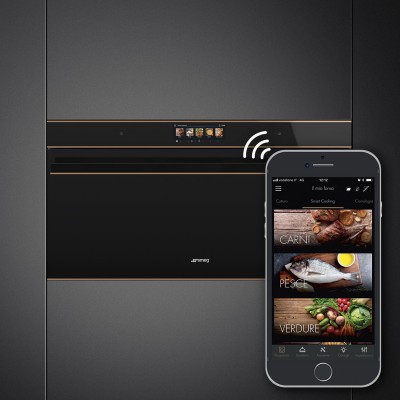 Smeg SFPR9606WTPNR forno Dolce stil novo incasso 90 cm nero