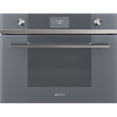 Smeg SF4101MCS1 Linea forno microonde combinato incasso h 45 cm vetro silver