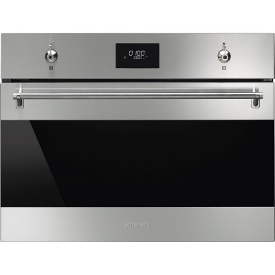 Smeg sf4301mx Classica forno microonde con grill incasso h 45 cm acciaio inox
