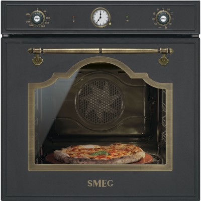 Smeg SFP750AOPZ Cortina  horno encastrable antracita 60 cms