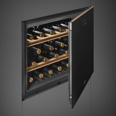 Smeg cvi621rwnr3 Dolce stil novo cantina vini incasso h 45 cm nero