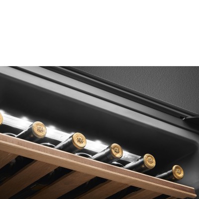 Smeg CVI621RWNR3 Dolce stil novo  Einbau-Weinkeller h 45cm schwarz