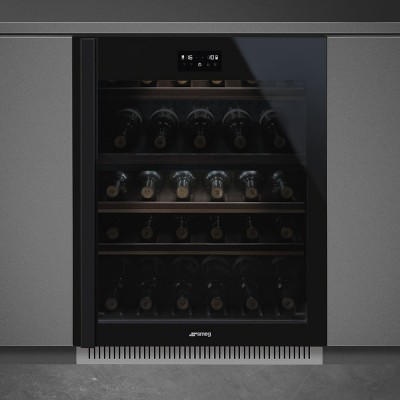 Smeg CVI638RWN3 Dolce stil novo  Built-in wine cellar h 82cm black