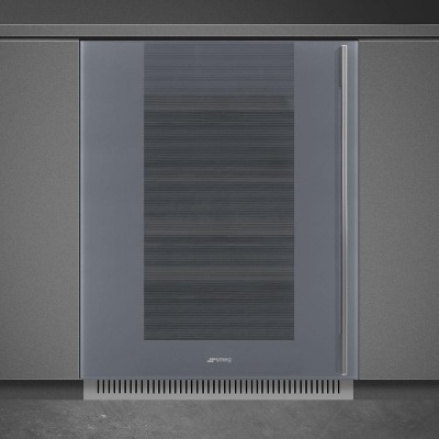 Smeg CVI138LS3 Linea cantina vini incasso h 82 cm silver