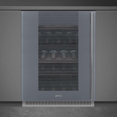 Smeg CVI138LS3 Linea cantina vini incasso h 82 cm silver