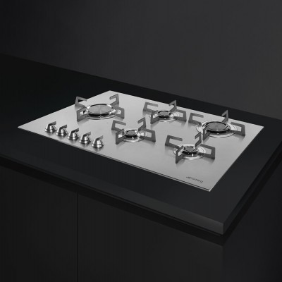 Smeg PXL675L Dolce stil novo  Placa de gas acero inoxidable 75cm