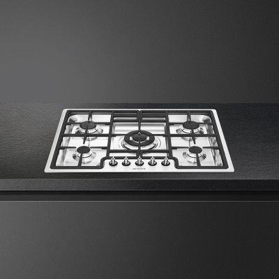Smeg PGF75-4 Classica  Gas stove 72 cm semi-threaded stainless steel