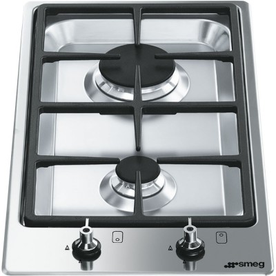 Smeg PGF32G Classica domino Gas stove 30cm stainless steel