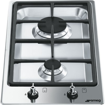 Smeg pgf32g Classica piano cottura domino a gas 30 cm acciaio inox