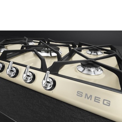 Smeg SR975PGH Victoria  Gasherd 70 cm creme