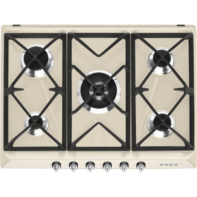 Smeg SR975PGH Victoria  Gasherd 70 cm creme