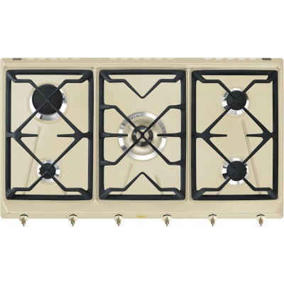 Smeg SRV896POGH Coloniale  Gas stove 90 cm cream