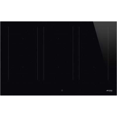 Smeg SIM3864D  placa de inducción vitrocerámica negra de 80 cm