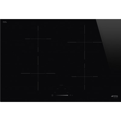 Smeg SI4742D  Induktionskochfeld 75 cm schwarze Glaskeramik