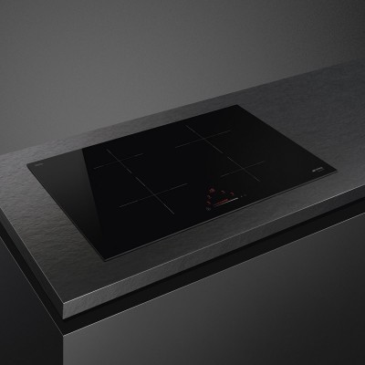 Smeg SI4742D  Induktionskochfeld 75 cm schwarze Glaskeramik